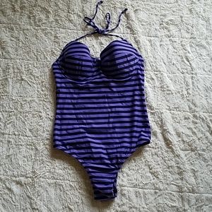 J. Crew Striped Swimsuit